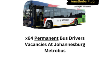 64 Permanent Bus Drivers Vacancies At Johannesburg Metrobus