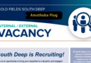 South Deep Mine is Looking For A Spares Planning Assistant To Provide Planned Maintenance Support