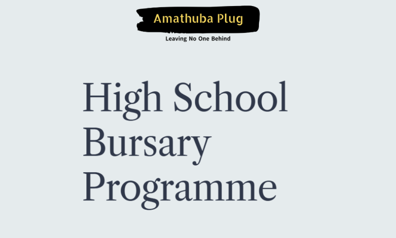 Investec High School Bursary Programme 2027: Funded Education for Grade 10 to 12 Learners in South Africa